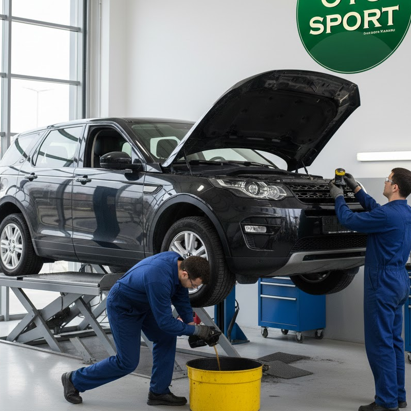 Land Rover periyodik bakım ve yağ değişimini yapıyoruz.